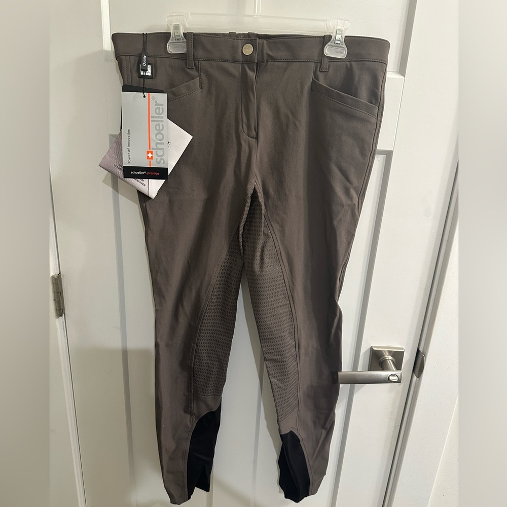 Equiline Cedar Full Seat Breeches Size IT52 Mud NWT